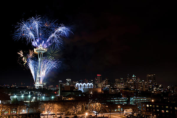 New Year 2012 in Seattle Hxx Photograph